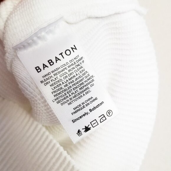 BABATON By Aritzia Sculpt Knit Mockneck Tank Size XS Ribbed Knit Crop White $68 - Picture 12 of 16